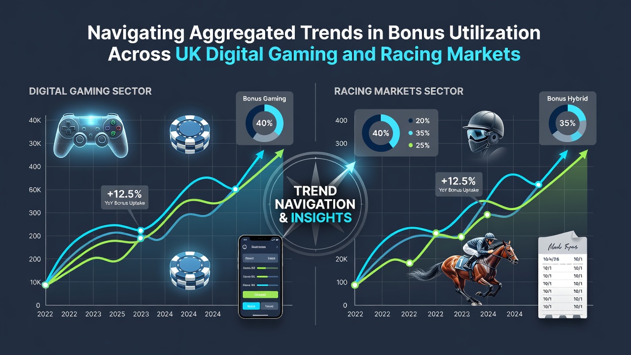 Graph illustrating bonus redemption rates in UK racing markets during 2025 and projected trends for September 2026